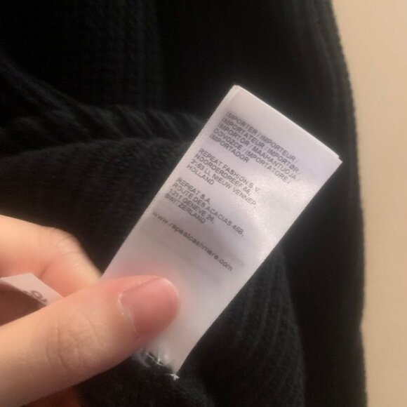 REPEAT CASHMERE Cropped Merino Wool Cardigan (NWT) - Picture 9 of 11